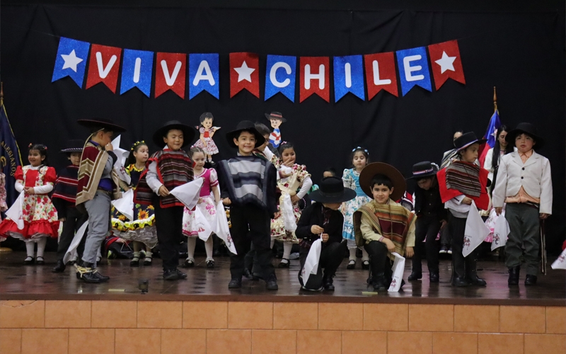 Emotiva Celebración de Fiestas Patrias en Educación Preescolar de Salesianos de Linares