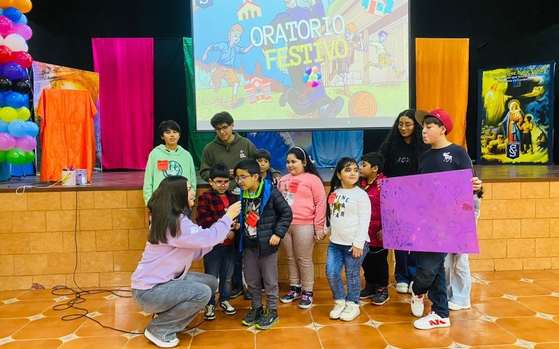 Niños y jóvenes se reúnen en Oratorio Festivo para conocer las virtudes de María Auxiliadora